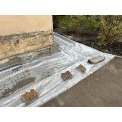 Film polyéthylène basse densité de protection - 512013 – Transparent 80µ - Largeur : 1500 x 2 mm - Longueur : 102 m