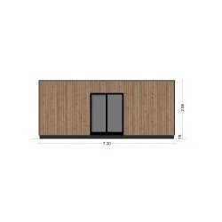 Studio de jardin - Boximby 22 m² - Bois Douglas français PEFC, double exposition traversante, habitable toute l'année