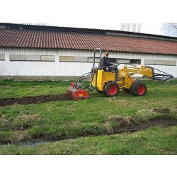 Fraiseuse compacte Knikmops Rollmops - idéale pour parcelles, potagers et pelouses