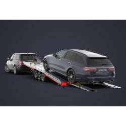 Remorque porte-voiture ouverte pour logistique automobile - 3 roues - T TRANSPORTER  231-5021-35-3-10
