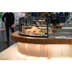 Vitrine réfrigérée professionnelle Daisy - polyvalente et compacte - pour boucherie, pâtisserie, glaces et plus