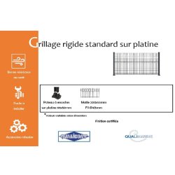 Grillage rigide standard sur platine - 1730