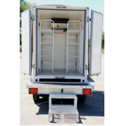 Chambre froide 4.0 m3 sur remorque - surgélation rapide - équipement frigorifique performant - 380V
