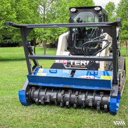 Broyeur forestier Série SS-Q - marteaux fixes pour chargeuse 50 à 90 CV - diamètre de broyage jusqu'à 12 cm