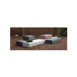 Jardinières B.Flex - Urbastyle - béton préfabriqué multifonction design par Marine Peyre