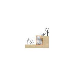 Mgpss30c1010s - mur soutenement gabion plat sans surcharge  - art garden