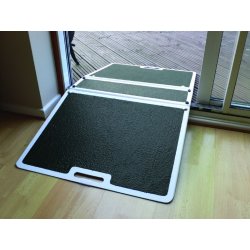 Rampe de seuil pliante - hauteur réglable de 75 à 150 mm - longueur 760 mm - référence AXS011
