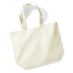 Sac shopping en coton - Westford Mill - Réf: W125 - Grande capacité - Idéal pour sérigraphie