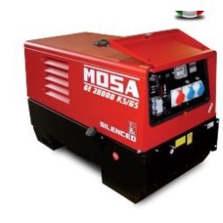 Groupe électrogène diesel MOSA GE 20000 KS/GS - 18 kVA triphasé - compact et insonorisé