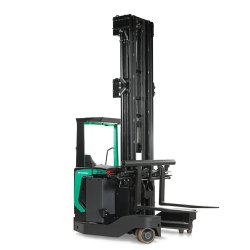 Chariot à mât rétractable multidirectionnel RBM20-25K - SENSiA EX Mitsubishi - 2.5T - Levée jusqu'à 10.8M