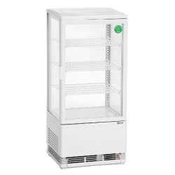 Mini vitrine réfrigérée 78 L, blanche 700578G Bartscher