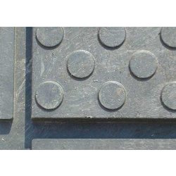 Protection de sol - Épaisseur 43 mm - Dimensions 1160 mm x 760 mm - Charge admissible 30 tonnes/m² - PVC recyclé