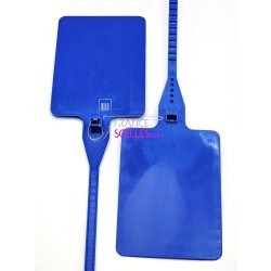 Scellé de sécurité plastique réglable Grande étiquette - MACSY - Personnalisation -