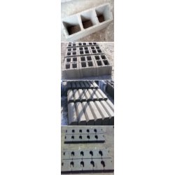Pondeuse à parpaings multifonction, permettant la production de 1680 parpaings par jour - PX01