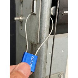 Scellé haute sécurité câble acier galvanisé - 305215