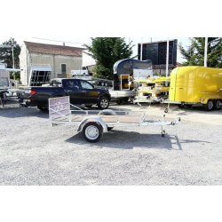 Remorque multi-usage américaine pour quad et transport d'engins - ERDE EXPERT PLC 251 - fabrication française
