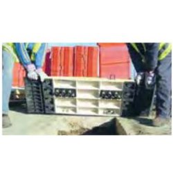 Plaque de protection de tranchée modulaire avec boulon rétractable - Sodimar - supporte 44T - éléments emboîtables