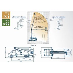 Snake 2815 plus sur iveco camion nacelle - oil & steel france - 27,3m