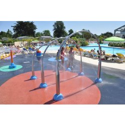 Pataugeoire : arceaux arroseurs gamme inox