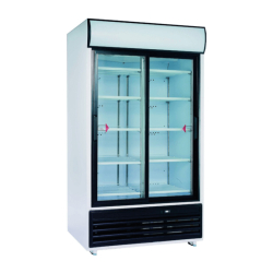 Vitrine réfrigérée à boissons 2 portes coulissantes TEFCOLD EDRINK-90S/R2 - 462 L, 890 x 740 x 1990 mm
