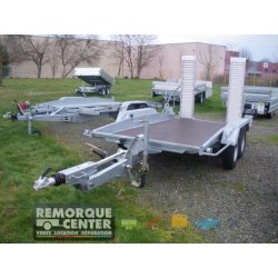 Porte Engin Lider - Timon Réglable - Feux Leds - 350 x 170 cm - PTAC : 3500 Kg - Référence 40905L