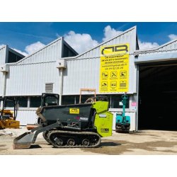 IHIMER Brouette à chenille autochargeuse 220L électrique à batterie
