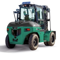 Location courte durée - Chariot élévateur thermique Mitsubishi FD70N3 Trexia ES 7000 kg - Pour applications intensives