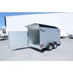 Remorque fourgon - Debon Roadster 700 - aluminium avec roues extérieures et plancher aluminium