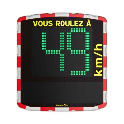Radars pédagogiques  EVOLIS Vision - Matrice texte Full Led, visibilité optimale jusqu'à 200m