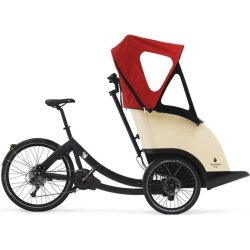 Vélo-taxi Triobike à assistance électrique - transport de 1 ou 2 personnes - Moteur Brose Drive S - Autonomie 40 km