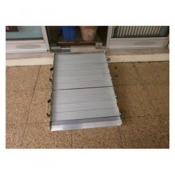 Rampe pliante aluminium l 100 - 240 cm x l 90 cm