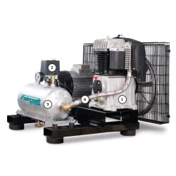 Compresseur Aircraft Airprofi BK 753/13/15 - Silencieux, haute performance - Référence 2029851