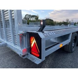Remorque porte-engins HENRA - type MT 350x190 - PTAC 3500Kg - Référence MT3519-35-2