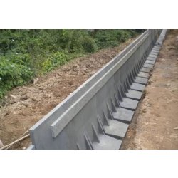 Mur de soutènement en l en plastique recyclé pour la réalisation de mur de retenue de terre