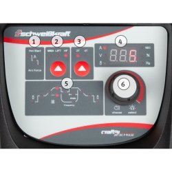 Poste à souder Schweisskraft 201 DC P PULSE - portable Craftig® avec impulsions TIG - 1074201