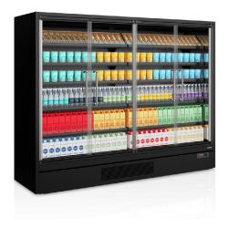 Vitrine réfrigérée Galaxy+ GP26FGD Black - design somptueux et froid basse consommation