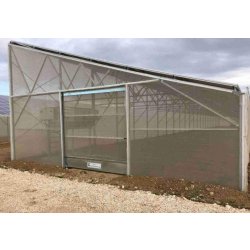Serre pour l'exploitation au maximum  de l'irradiation solaire - Multisunart monopente
