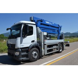 Zed 32 JHV camion nacelle - CTE - 31,6 m - Double pantographe, bras télescopiques et système S3 Smart Stability