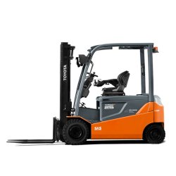 Toyota Traigo 80 - Chariot élévateur 4 roues - 2500 kg - Hauteur de levée jusqu'à 6540 mm - Batterie 80V 700Ah