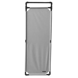 Barrière d'intervention 1 panneau PVC ou Inox 304 - H. 1 000 ou 1 800 mm, polyester velcro - Gris / 1800 / PVC