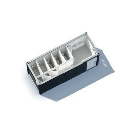 Bloc sanitaire modulable pour chantiers et événements - isolation en panneaux sandwich 40 à 200 mm