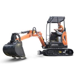 Mini-pelle 1,74T - Doosan DX17Z - compacte et performante