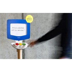 Borne smiley opinyon - 100% autonome (sans fil)