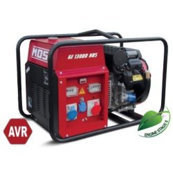 GE 13000 HBS Groupe électrogène MOSA - Essence Honda GX 630 - 11.5 kVA Triphasé - 6 kVA Monophasé - 50 Hz