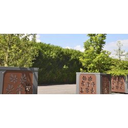 Jardinière en acier galvanisé et peint - FLOWERS / JAN-0038 - 840x840x780 mm - Husson International
