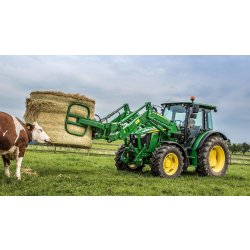 5100M Tracteur agricole - John Deere - 75-100 ch - capacité de relevage 4,3 t - moteur diesel 4,5L