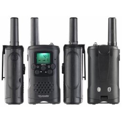 Talkies-walkies Simvalley WT-320 - Fonction VOX, portée 10 km, 8 canaux, écran LCD rétroéclairé