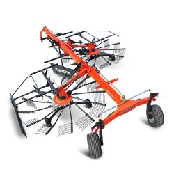 RA2577 - Andaineur double rotor Kubota - Haut rendement 7,70 m - Andainage latéral