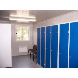 Bungalow de chantier standard / bureau / réfectoire / vestiaire / stockage / 3 x 2 x 2.4 m
