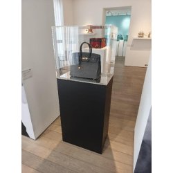 Vitrine cloche en plexiglas avec socle